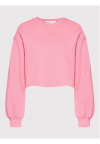 Americanos Bluza Utah Różowy Cropped Fit. Kolor: różowy. Materiał: bawełna #4
