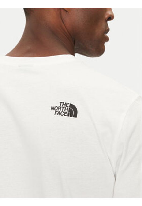The North Face T-Shirt Fine NF0A8A6M Biały Regular Fit. Kolor: biały. Materiał: bawełna, syntetyk