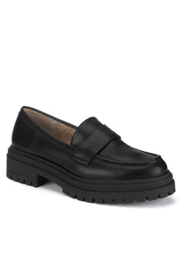 Jenny Fairy Loafersy WS5195-43 Czarny. Kolor: czarny. Materiał: skóra