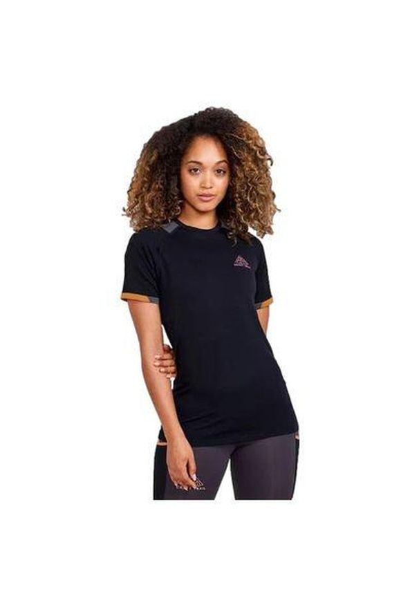 Damski jersey Craft Pro Fuseknit. Kolor: czarny, wielokolorowy, pomarańczowy. Materiał: jersey. Długość rękawa: raglanowy rękaw. Sport: outdoor