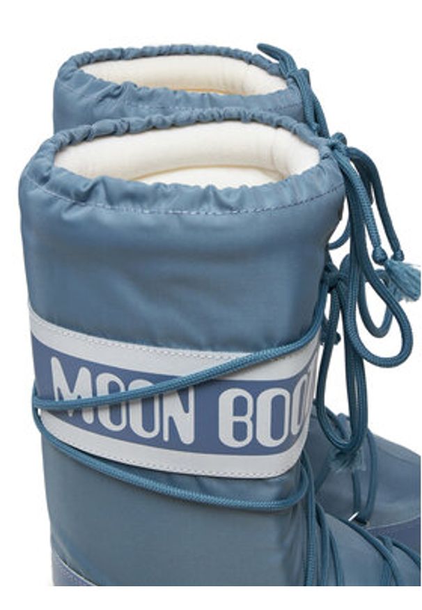 Moon Boot Śniegowce Mb Icon Nylon 80D1400440 Szary. Kolor: niebieski. Materiał: materiał
