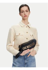 Love Moschino - LOVE MOSCHINO Saszetka nerka JC4195PP1MKD0000 Czarny. Kolor: czarny. Materiał: skóra