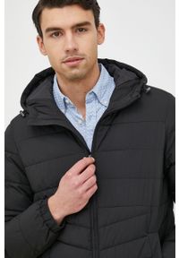 TOMMY HILFIGER - Tommy Hilfiger kurtka męska kolor czarny przejściowa. Okazja: na co dzień. Kolor: czarny. Materiał: syntetyk, materiał. Styl: casual #5