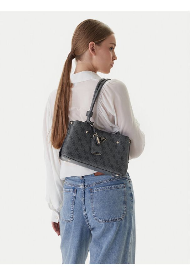 Guess Torebka HWSG87 78090 Czarny. Kolor: czarny. Materiał: skórzane