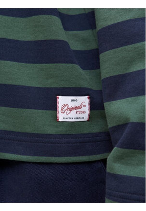 Jack & Jones Polo Bleecker 12285805 Kolorowy Loose Fit. Typ kołnierza: polo. Materiał: bawełna. Wzór: kolorowy