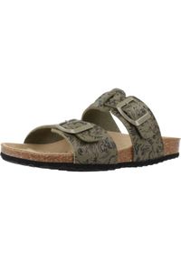 Geox - Sandały GEOX J GHITA BOY Zielony. Kolor: zielony. Materiał: syntetyk. Sezon: lato