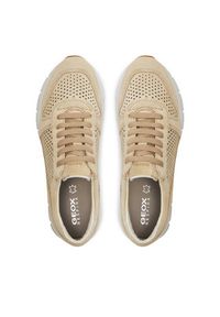Geox Sneakersy D Suke B D02F2B 00022 C6738 Beżowy. Kolor: beżowy. Materiał: zamsz, skóra
