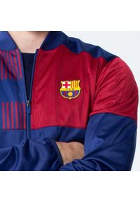 Dres piłkarski dla dorosłych FC Barcelona 21/22. Kolor: wielokolorowy, niebieski, czerwony. Materiał: dresówka. Sport: piłka nożna #1