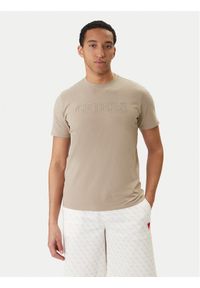 Guess T-Shirt Z2YI11 J1314 Beżowy Regular Fit. Kolor: beżowy. Materiał: bawełna #1