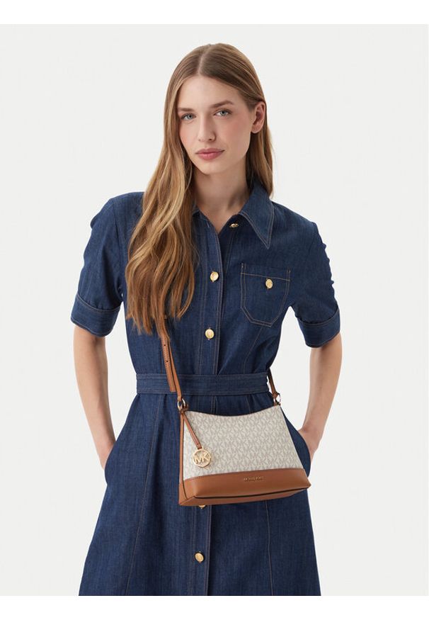 MICHAEL Michael Kors Torebka 32S6G3PC1B Écru. Kolor: kremowy. Materiał: skórzane