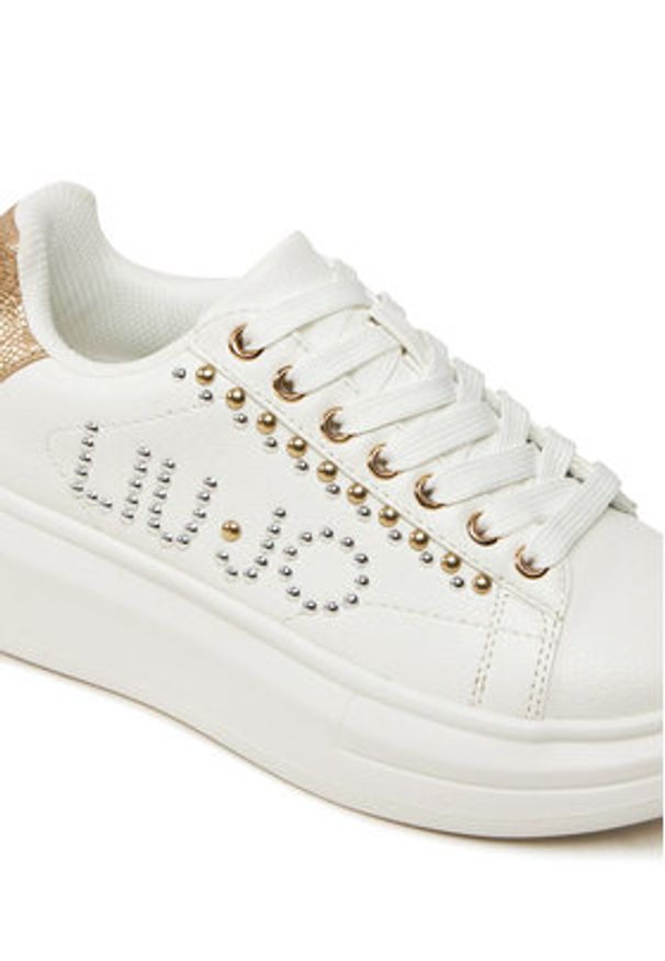 Liu Jo Sneakersy Babol 02 4F4755 EX096 Biały. Kolor: biały. Materiał: skóra