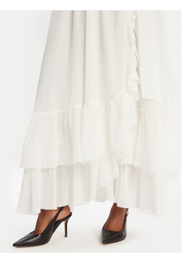 BARDOT Spódnica maxi Mirella 60042SB Biały Regular Fit. Kolor: biały. Materiał: syntetyk