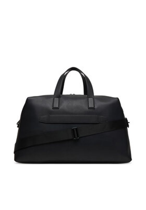 TOMMY HILFIGER - Tommy Hilfiger Torba Th Corp Duffle AM0AM14044 Czarny. Kolor: czarny. Materiał: skóra