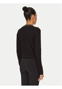 Elisabetta Franchi Kardigan MK63B46E2 110 Czarny Slim Fit. Kolor: czarny. Materiał: wiskoza #3