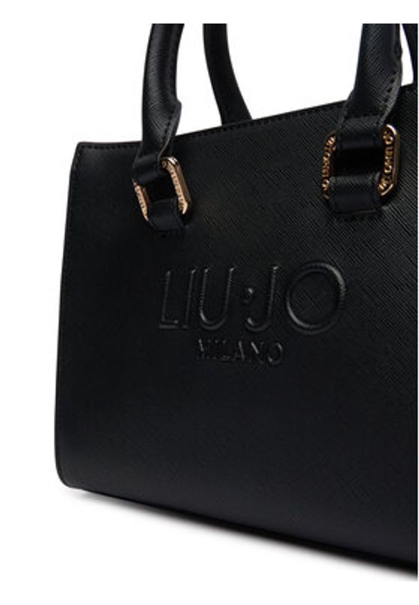 Liu Jo Torebka Halona AF5150 E0087 Czarny. Kolor: czarny. Materiał: skórzane