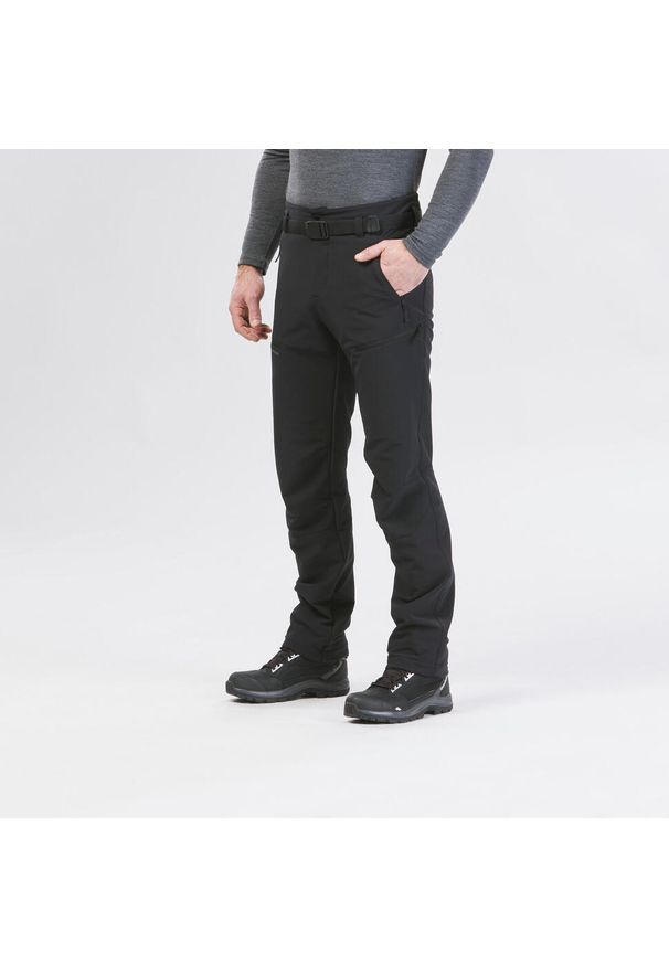 quechua - Spodnie turystyczne męskie Quechua SH500 Warm. Materiał: syntetyk, tkanina, poliester, materiał. Sezon: zima. Sport: turystyka piesza
