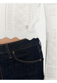 Guess Sweter Adaline W4GR08 Z2U00 Écru Regular Fit. Materiał: syntetyk, wiskoza #2