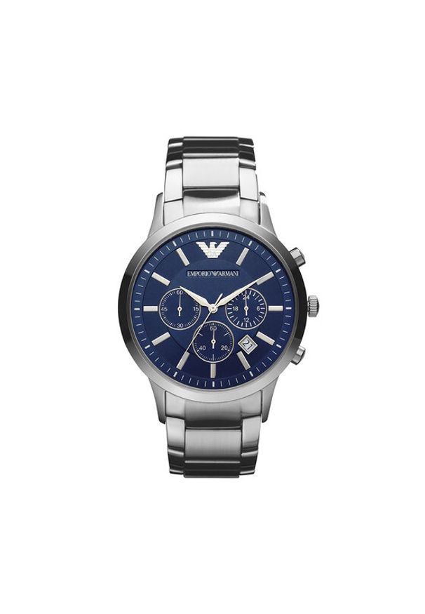 Emporio Armani Zegarek AR2448 Srebrny. Kolor: srebrny