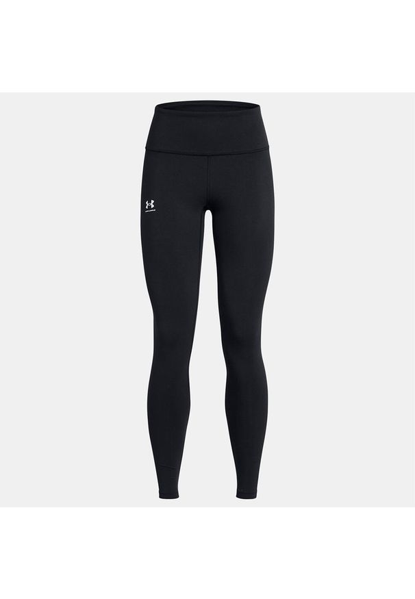 Legginsy Under Armour z oddychającego materiału i wygodnym dopasowaniem. Kolor: czarny. Materiał: poliester, elastan. Sport: bieganie, fitness