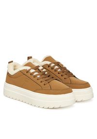 Hugo - HUGO Sneakersy Lyssa Tenn 50552645 Brązowy. Kolor: brązowy. Materiał: skóra #5