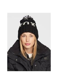 Czapka Roxy ERJHA04019 KVJ0. Kolor: czarny. Materiał: materiał #1