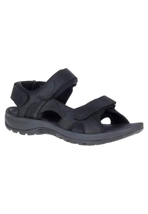 Buty do chodzenia męskie Merrell Sandspur 2 Convert. Zapięcie: rzepy. Kolor: czarny. Materiał: tkanina, skóra, guma. Sport: turystyka piesza