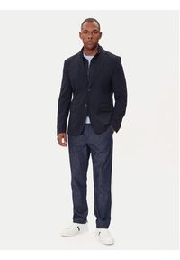 Guess Marynarka M5BN85 WJ010 Beżowy Slim Fit. Kolor: beżowy. Materiał: wiskoza