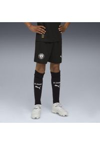 Puma - Młodzieżowe szorty FC St. Pauli 25/26 PUMA Black White. Kolor: czarny, biały, wielokolorowy. Materiał: tkanina. Sport: piłka nożna