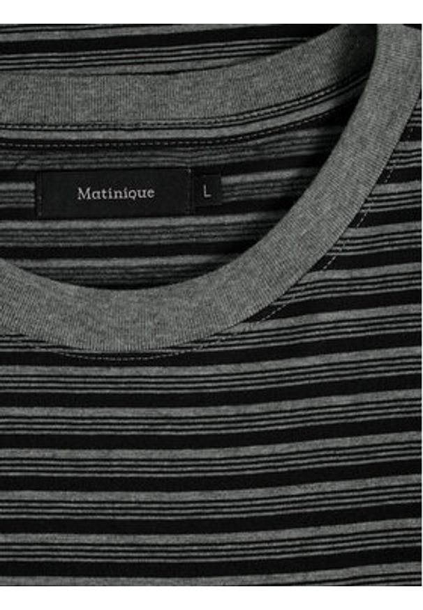 Matinique T-Shirt 30207028 Czarny Regular Fit. Kolor: czarny. Materiał: bawełna