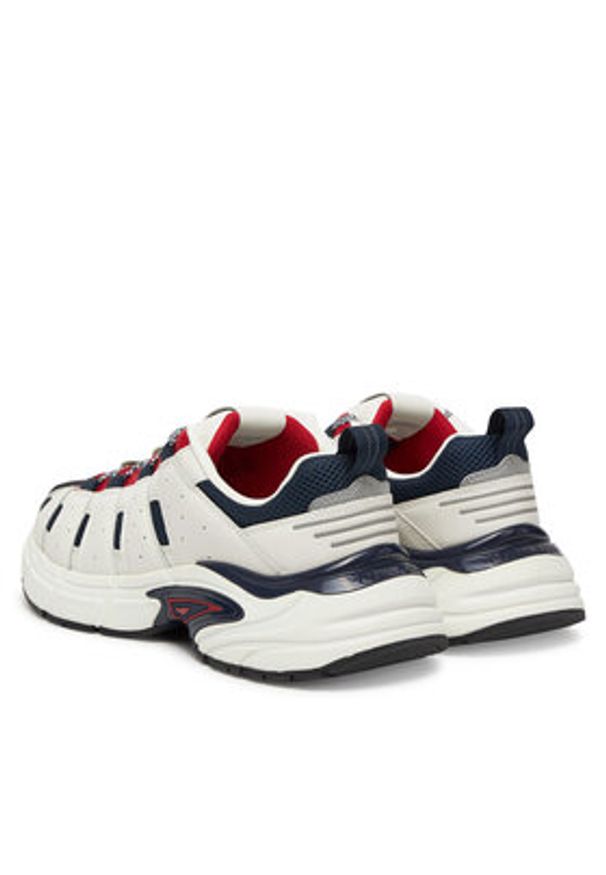 Tommy Jeans Sneakersy Archive'95 EM0EM01584 Biały. Kolor: biały. Materiał: skóra