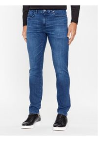 BOSS - Boss Jeansy Delaware3-1 50496189 Granatowy Slim Fit. Kolor: niebieski