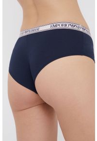 Emporio Armani Underwear Figi kolor granatowy. Kolor: niebieski. Materiał: materiał #2