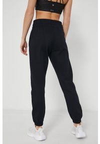 DKNY - Dkny Spodnie DP1P2716 damskie kolor czarny z nadrukiem. Kolor: czarny. Wzór: nadruk #4