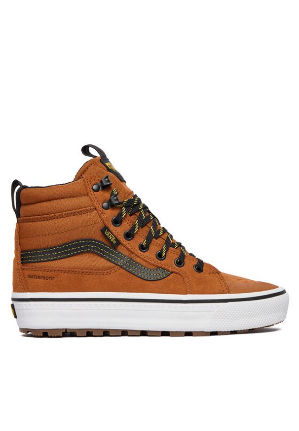 Vans Tenisówki MTE Sk8-Hi Waterproof Insulated VN000DAQN1Z1 Pomarańczowy. Kolor: pomarańczowy. Materiał: materiał