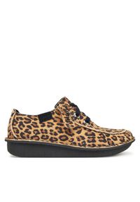 Clarks Półbuty Funny Dream 26183040 Brązowy. Kolor: brązowy. Materiał: zamsz, skóra
