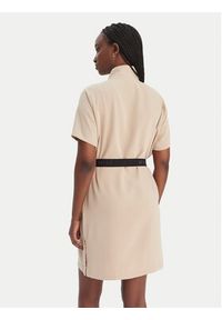 Liu Jo Sport Sukienka codzienna TA6020 TS923 Beżowy Regular Fit. Okazja: na co dzień. Kolor: beżowy. Materiał: syntetyk. Typ sukienki: sportowe, proste. Styl: casual, sportowy #5