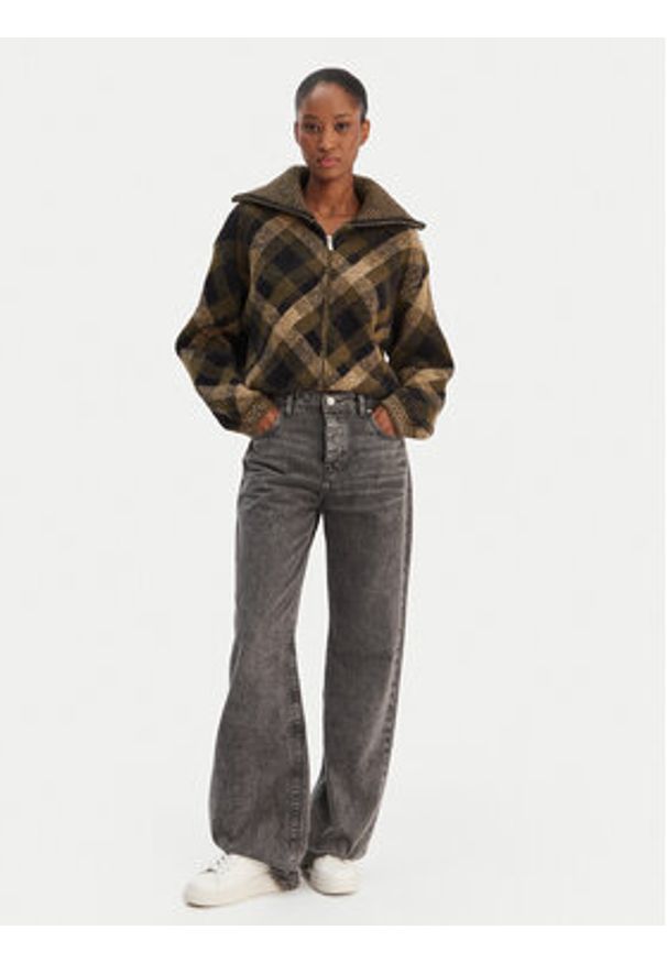 only - ONLY Kardigan Maroon 15358211 Zielony Regular Fit. Kolor: zielony. Materiał: syntetyk