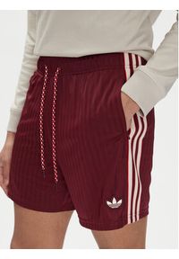 Adidas - adidas Szorty sportowe FC Bayern Terrace JF0598 Czerwony Loose Fit. Kolor: czerwony. Materiał: syntetyk