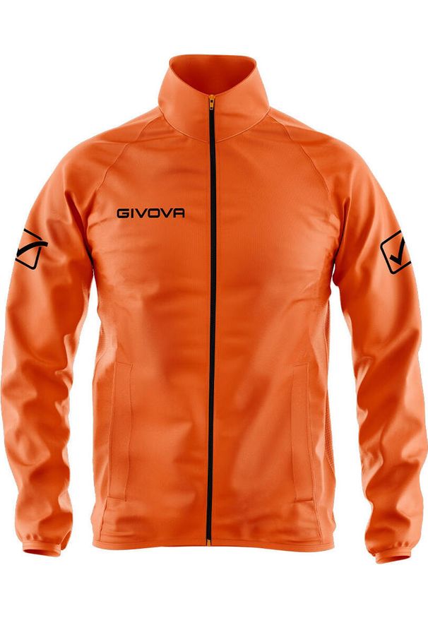 Givova Basico Sportjack 3xs - lekki i oddychający. Kolor: pomarańczowy