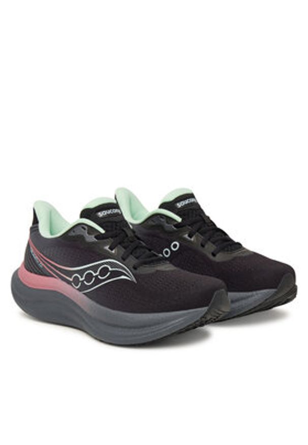 Saucony Buty do biegania Triumph 23 S11023 Czarny. Kolor: czarny. Materiał: materiał