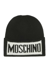 MOSCHINO Czapka 60077 0M5540 Czarny. Kolor: czarny. Materiał: materiał #1