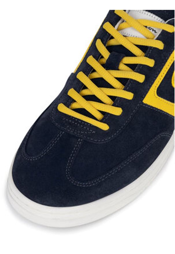 Champion Sneakersy CL78 S LOW S22279-BS508 Granatowy. Kolor: niebieski. Materiał: skóra, zamsz