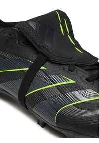 Adidas - adidas Buty do piłki nożnej Predator League Fold-Over Tongue JI1110 Czarny. Kolor: czarny. Materiał: skóra