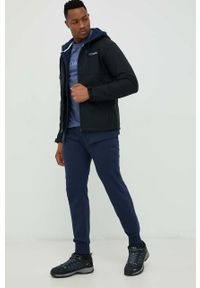 columbia - Columbia spodnie dresowe męskie kolor granatowy gładkie. Kolor: niebieski. Materiał: dresówka. Wzór: gładki #2