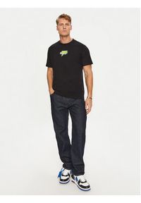 OFF-WHITE - Off-White T-Shirt OMAA027F22JER0071070 Czarny Regular Fit. Kolor: czarny. Materiał: bawełna #4