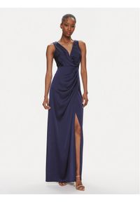 Rinascimento Sukienka wieczorowa CFC0117457003 Granatowy Regular Fit. Kolor: niebieski. Materiał: syntetyk. Styl: wizytowy #1