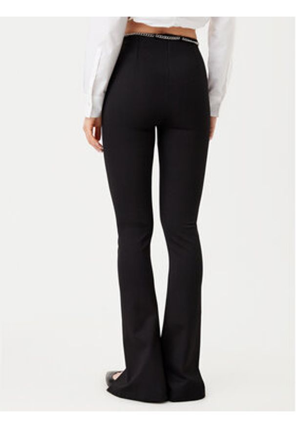 Hugo - HUGO Spodnie materiałowe 50530455 Czarny Slim Fit. Kolor: czarny. Materiał: wiskoza