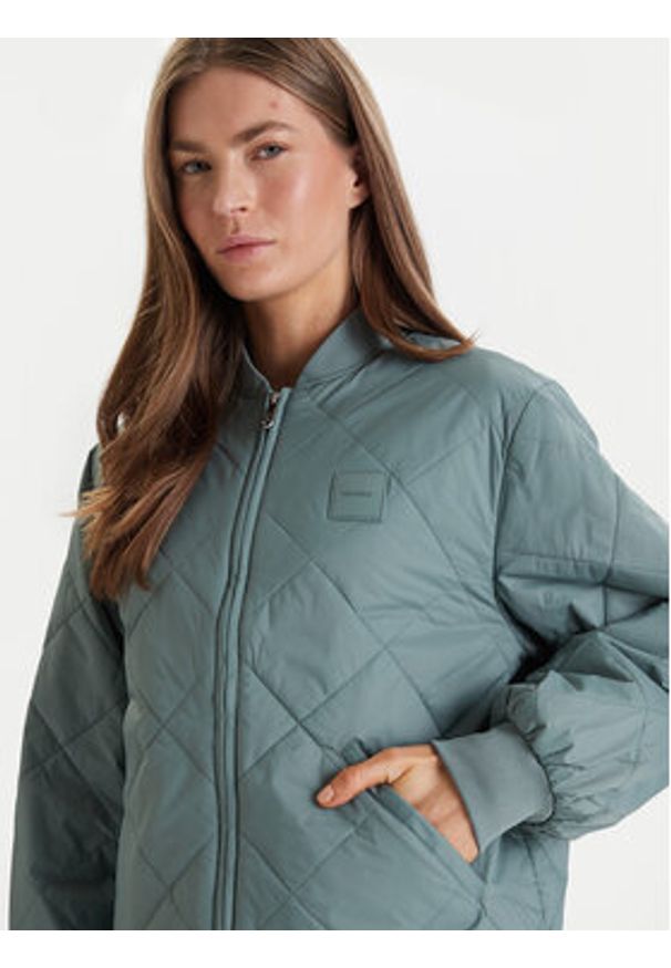 Calvin Klein Jeans Kurtka bomber LV147E514G Szary Regular Fit. Kolor: szary. Materiał: syntetyk