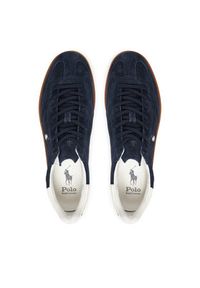Polo Ralph Lauren Sneakersy Bedford 809978008001 Granatowy. Kolor: niebieski. Materiał: skóra, zamsz #4
