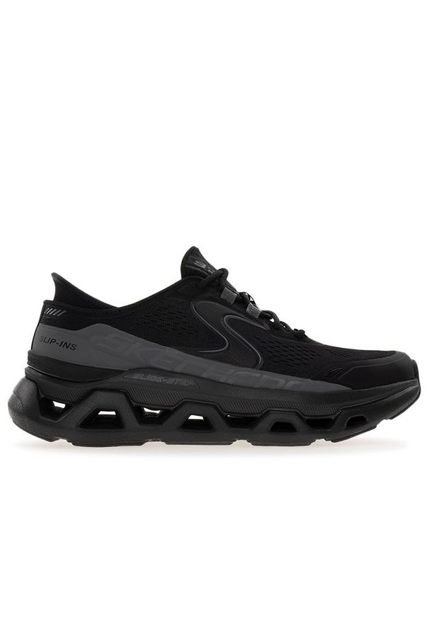 skechers - Buty Skechers Slip-ins: Glide-Step Altus 232921BBK - czarne. Okazja: na co dzień. Zapięcie: sznurówki. Kolor: czarny. Szerokość cholewki: normalna. Wzór: aplikacja. Model: Skechers Sport